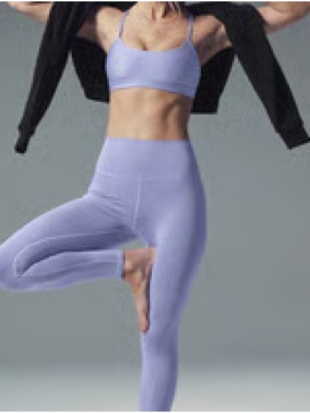 Alo yoga Lilac Blue airlift high waist leggings NWOT